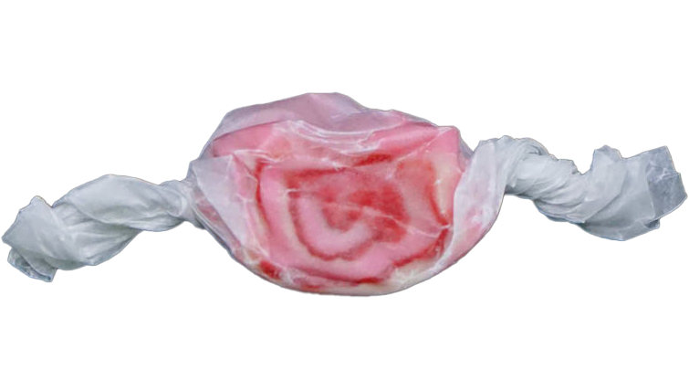 Raspberries and Cream Taffy